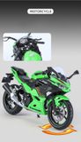  Mô hình xe Kawasaki Ninja 400 tỉ lệ 1:12 Huayi Alloy MT059 