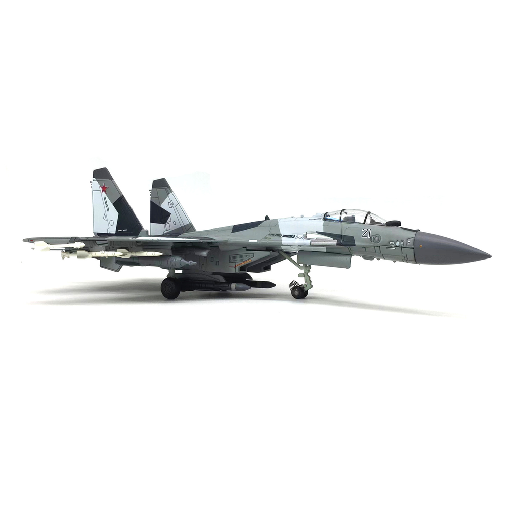 Mô hình máy bay chiến đấu Su-35 BBC POCCNN No.21 tỉ lệ 1:100 Ns models MBQS019