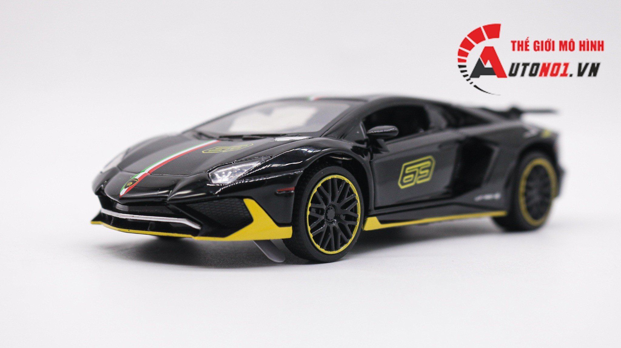  Mô hình xe Lamborghini Aventador LP780-4 SVJ tỉ lệ 1:32 Miniauto OT307 