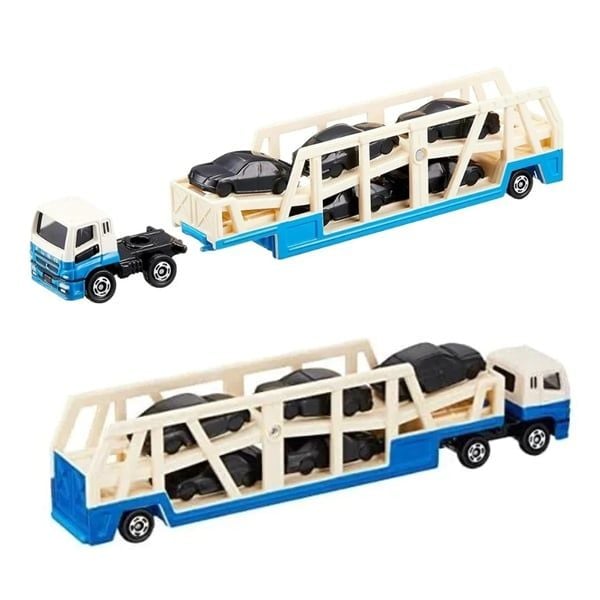  Mô hình xe tải chở xe Mitsubishi Fuso Carrier Car No.131 tỉ lệ 1:64 Tomica 334088 
