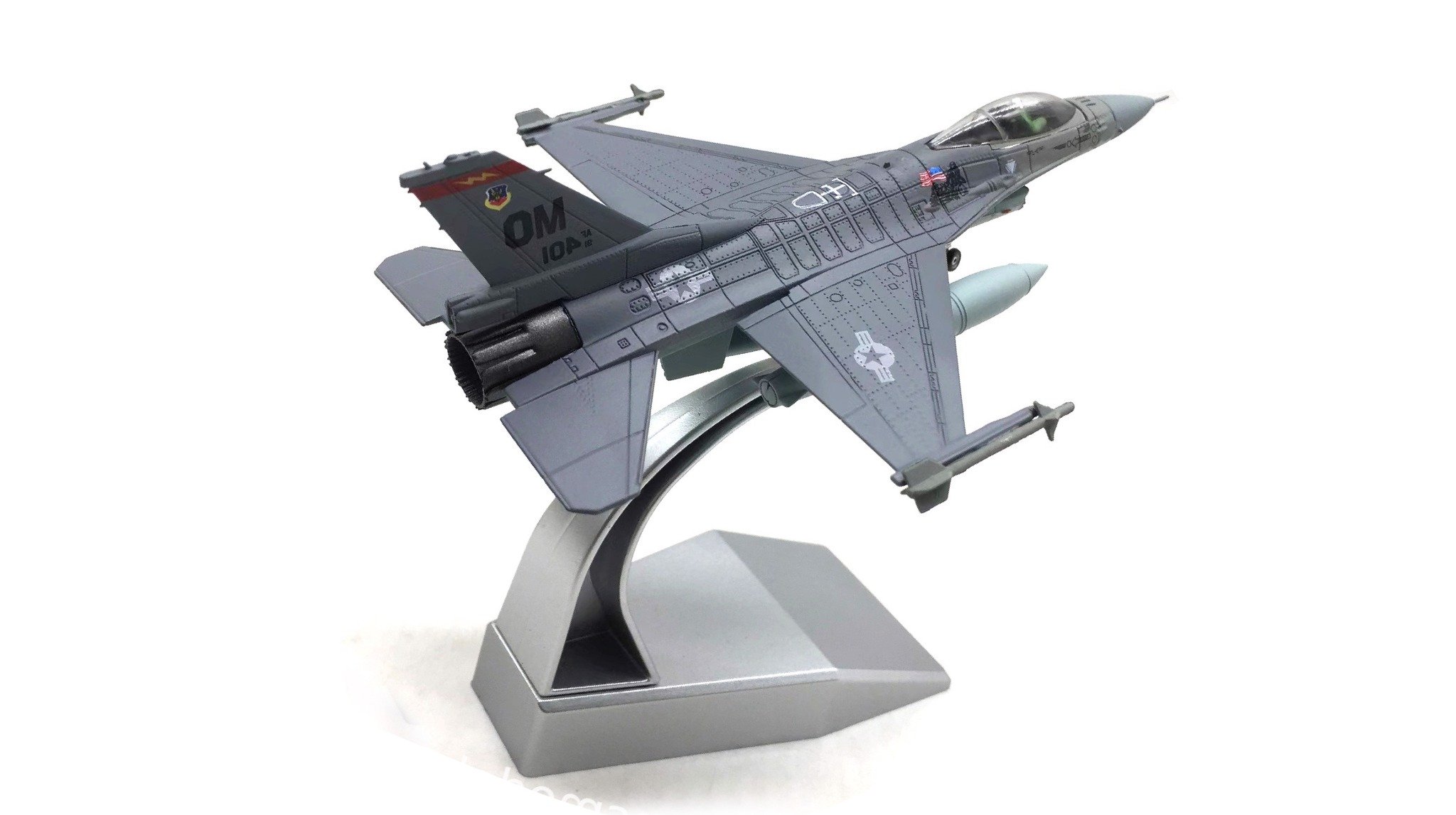  Mô hình máy bay chiến đấu Air Force USA F-16C Falcon tỉ lệ 1:100 Ns models MBQS043 