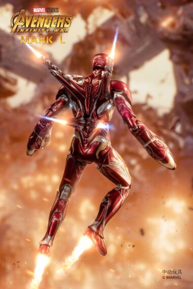  Mô hình nhân vật Marvel Iron man người sắt MK50 Mark L Avengers Infinite war kèm phụ kiện SHF tỉ lệ 1:10 18CM ZD Toys FG264 