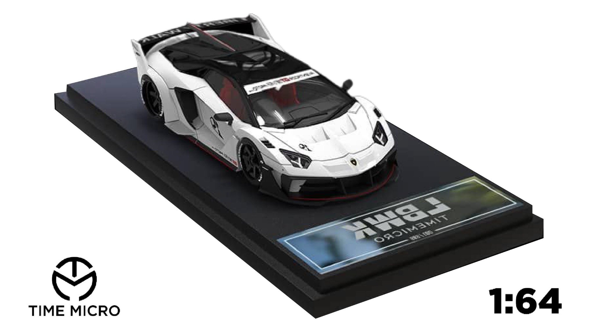  Mô hình xe Lamborghini Aventador LP700 2.0 Gt EVO white tỉ lệ 1:64 Time micro 