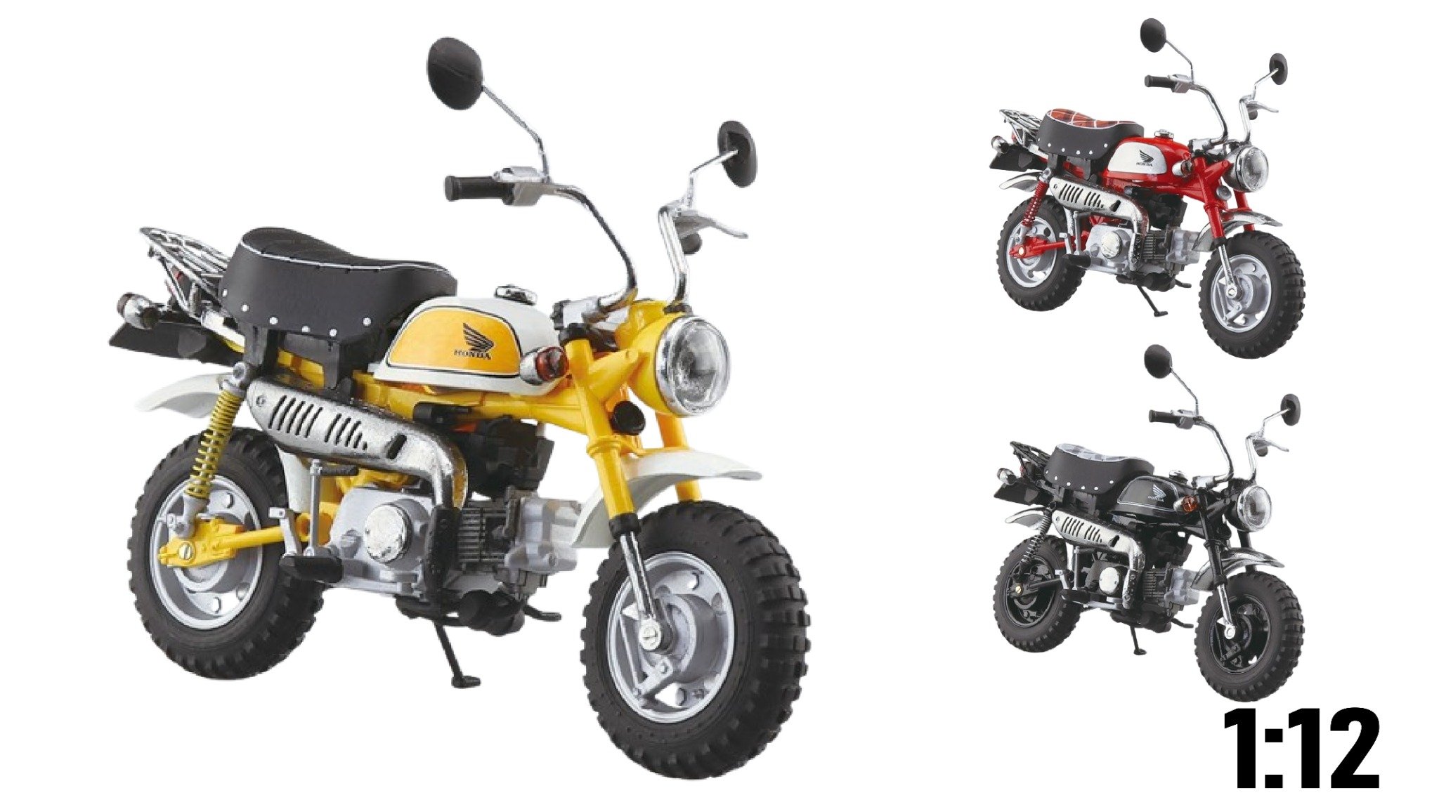  Mô hình xe Honda Monkey 50cc 1:12 Aoshima MT064 