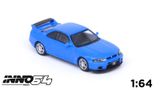  Mô hinh xe Nissan skyline GTR R33 LM Limited light blue tỉ lệ 1:64 Inno64 Models 
