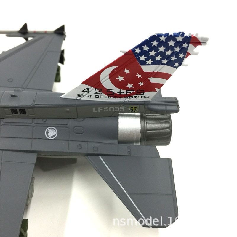 Mô hình máy bay chiến đấu F-16D 425 FS BEST OF 80TH WORLDS tỉ lệ 1:100 Ns models MBQS018