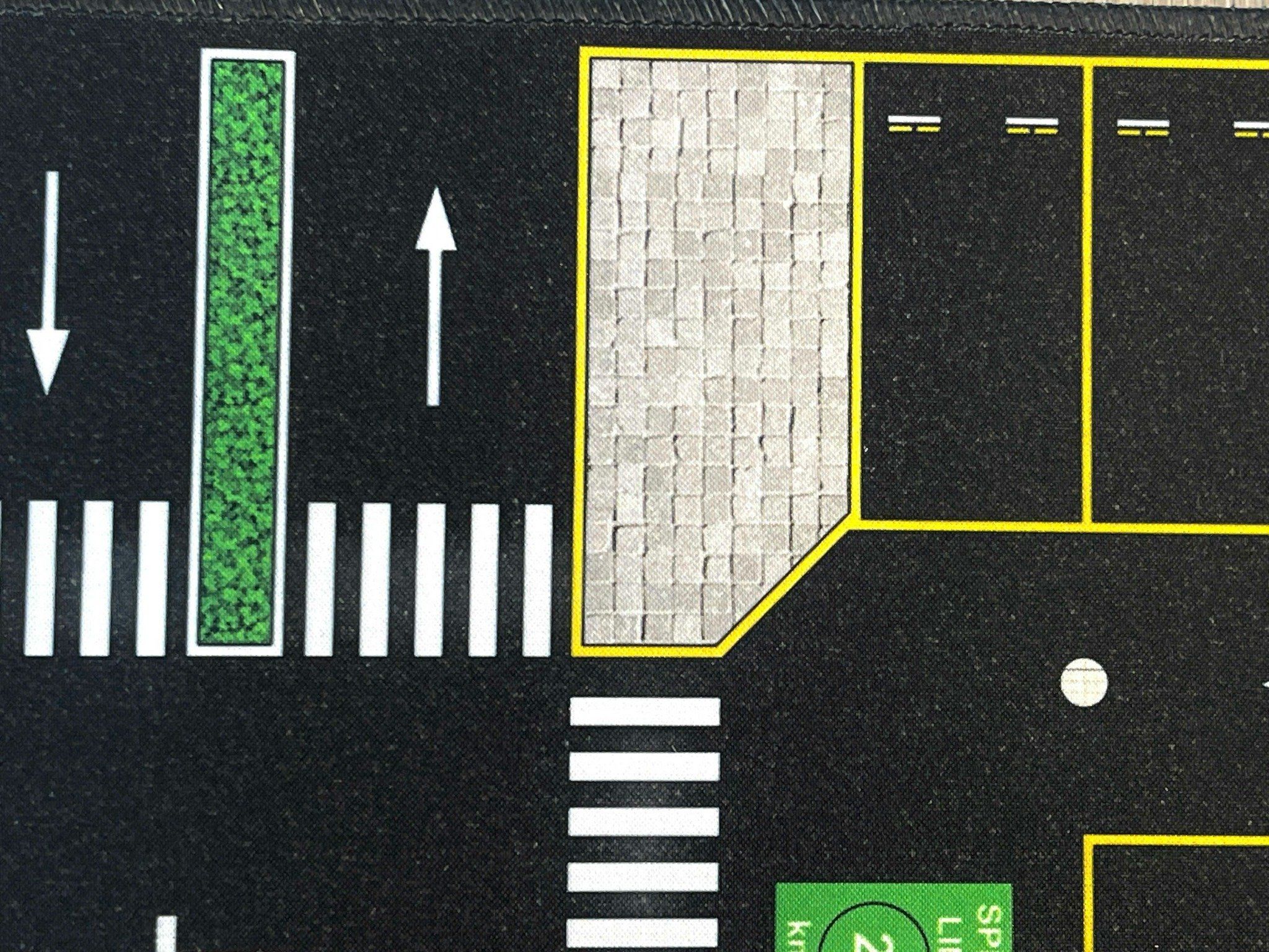  Phụ kiện thảm sa bàn chống trượt mô phỏng diorama bãi đỗ xe/ Parking lot kích thước 80x30cm cho mô hình xe 1:64 Autono1 PK521 