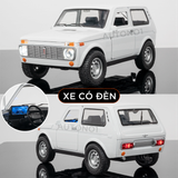  Mô hình xe Lada Niva full open , có đèn và âm thanh tỉ lệ 1:18 Alloy Model OT396 