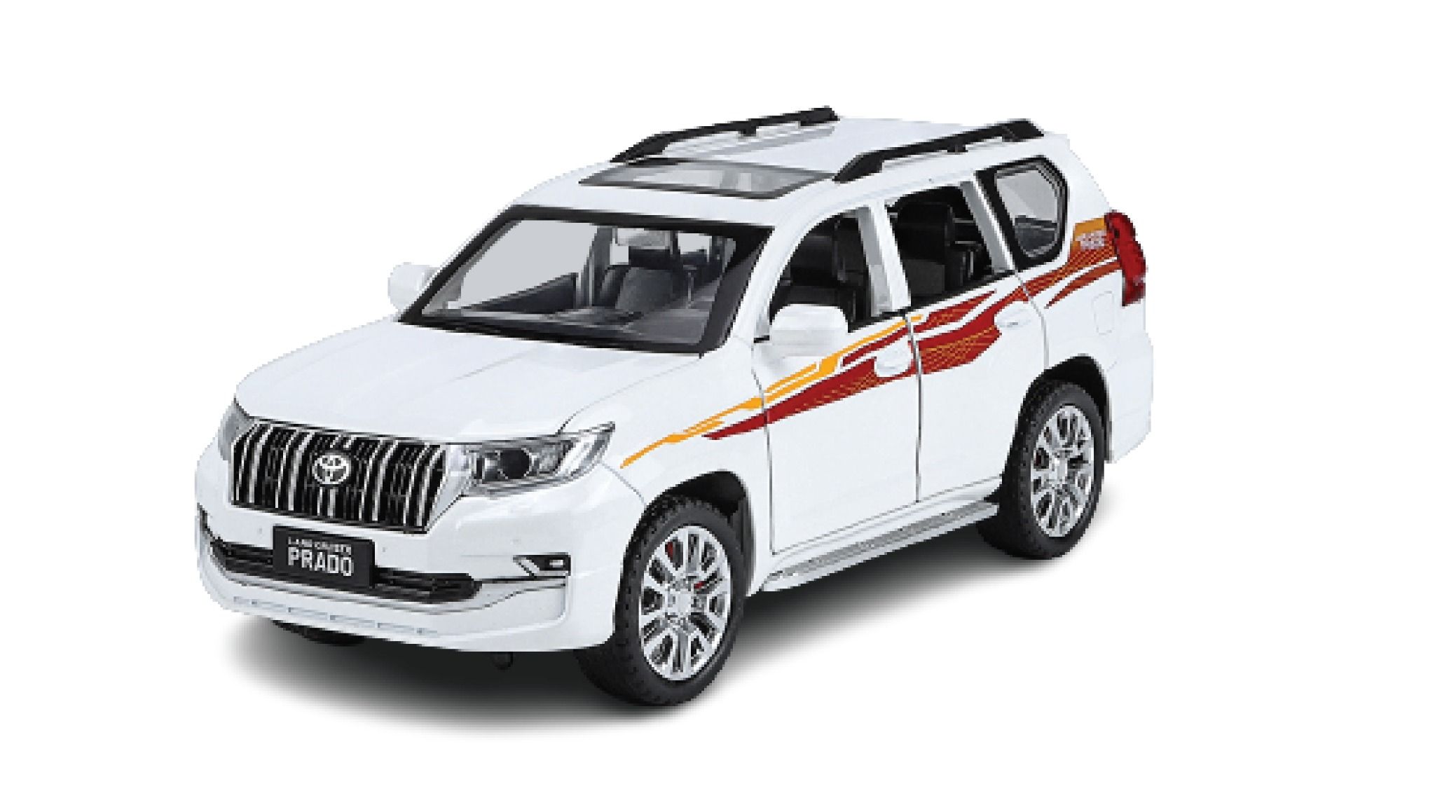  Mô hình xe ô tô Toyota Landcruiser Prado SUV full open tỉ lệ 1:24 Alloy OT233 