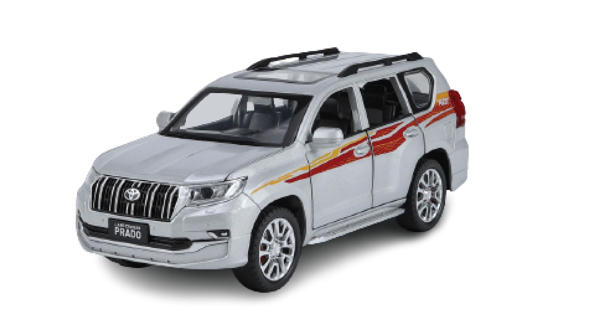  Mô hình xe ô tô Toyota Landcruiser Prado SUV full open tỉ lệ 1:24 Alloy OT233 