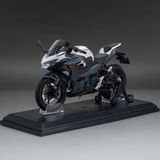  Mô hình xe Kawasaki Ninja 400 có đế tỉ lệ 1:12 Huayi Alloy MT060 