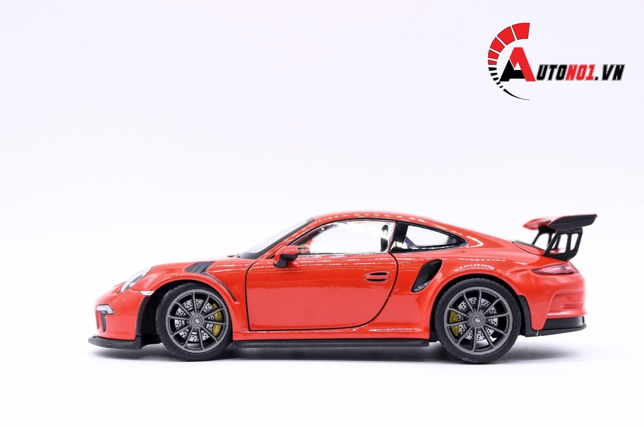  Mô hình xe Porsche 911 GT3 RS 2016 mở được hai cửa,capo trước, đánh lái được 1:24 Welly 5386 