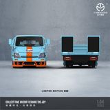  Mô hình xe tải cứu hộ H300 Gulf racing blue - orange có bàn trượt tỉ lệ 1:64 Time micro TM647201 