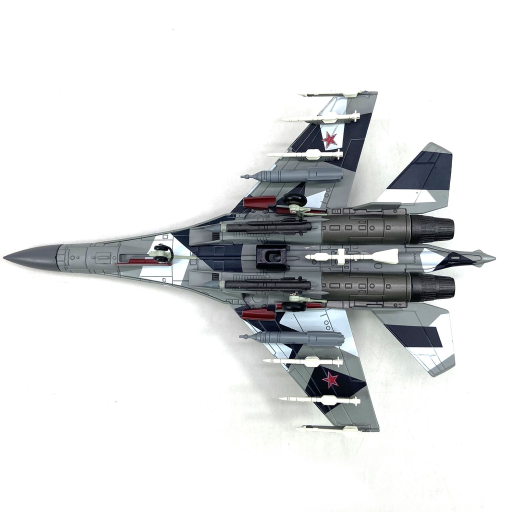 Mô hình máy bay chiến đấu Su-35 BBC POCCNN No.21 tỉ lệ 1:100 Ns models MBQS019