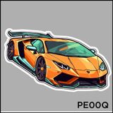  Sticker PET in chuyển nhiệt - hình ủi lên vải - nón - áo - quần series Gumball 3000 Autono1 PE001 