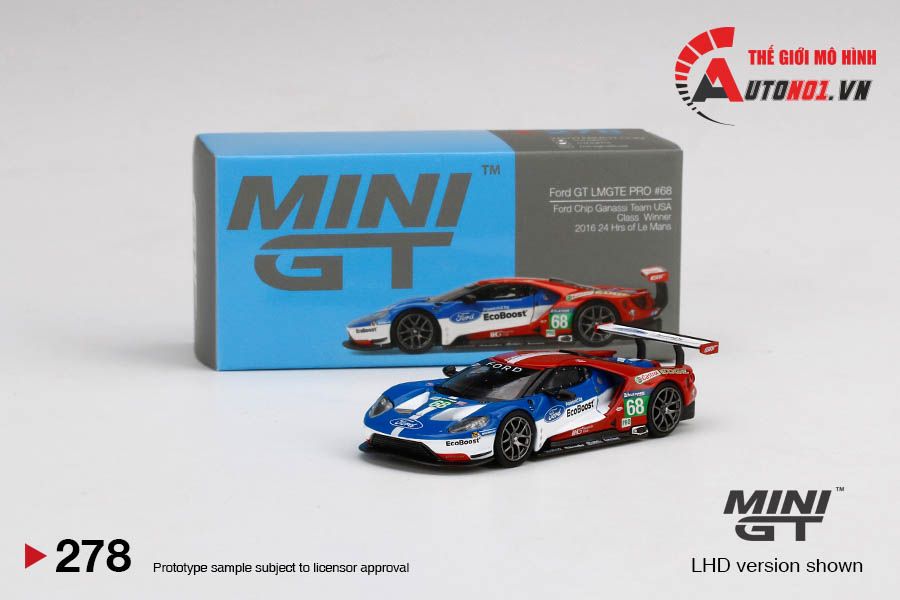 MÔ HÌNH XE FORD GT 1:64 MINIGT