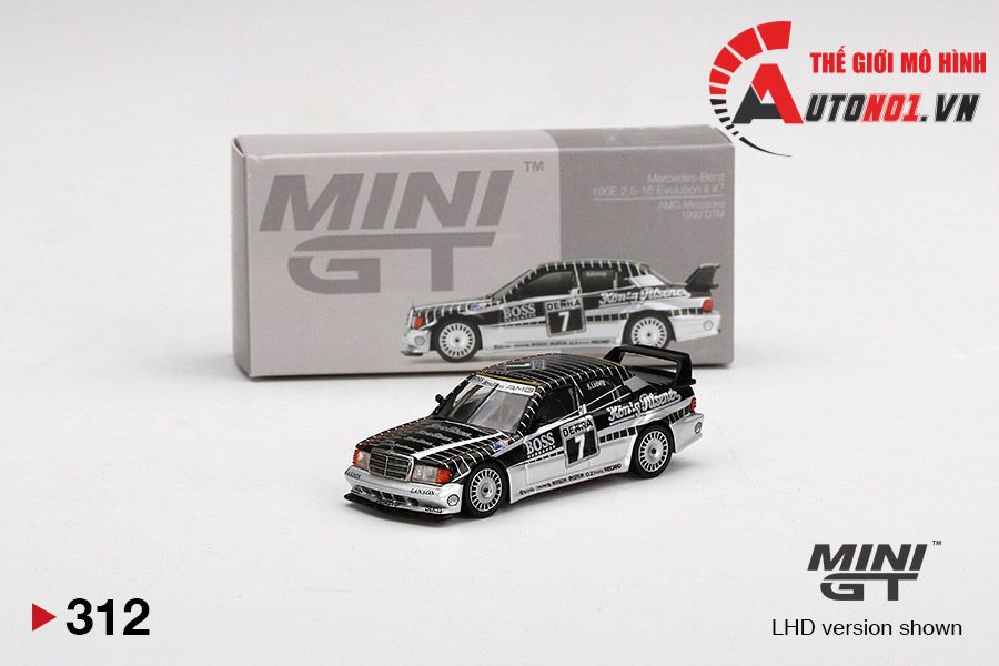  Mô hình xe Mercedes Benz AMG 190e 2.5-16 1990 1:64 Minigt 