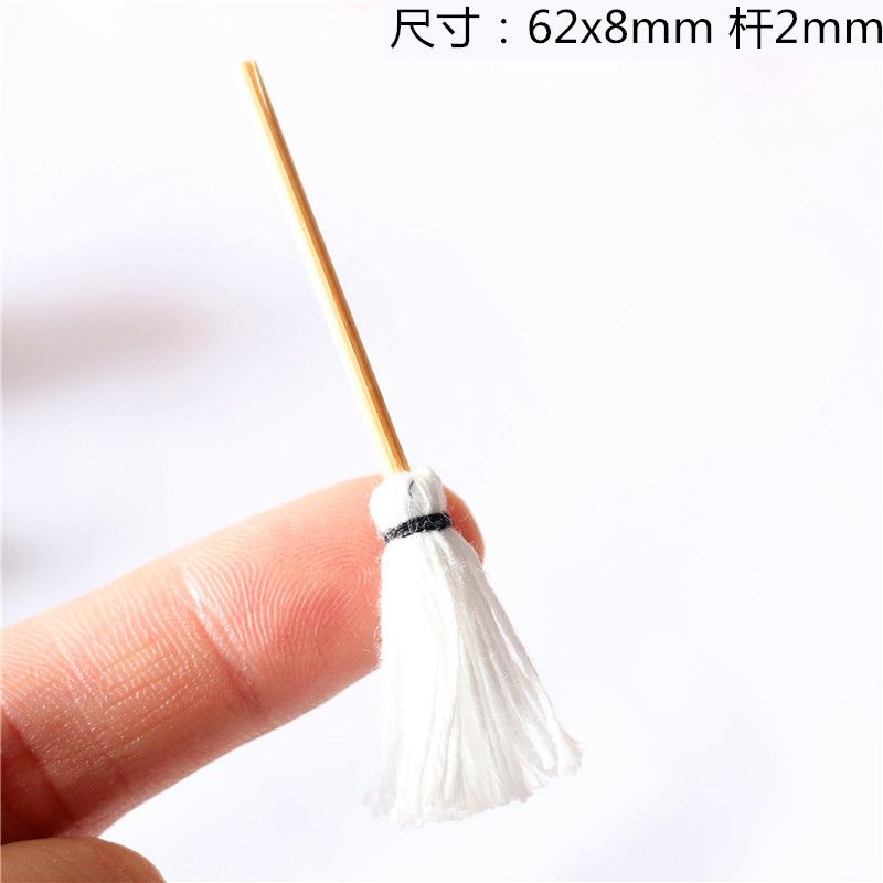Phụ kiện decor mô hình Bộ Xô Cây Lau Nhà DE044