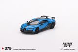  Mô hình xe Bugatti Chiron Pur Sport Blue tỉ lệ 1:64 MiniGT MGT00379 