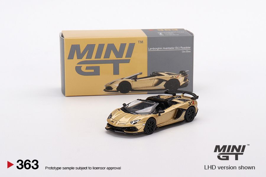  Mô hình Lamborghini Aventador SVJ Roadster 1:64 MiniGT 