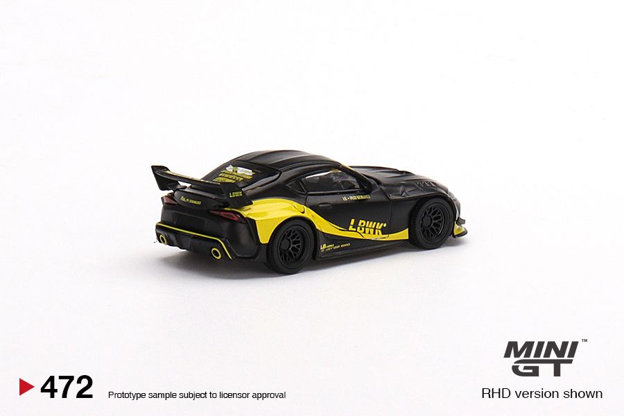  Mô hình xe Toyota GR Supra LB-Works Matte Black tỉ lệ 1:64 MiniGT 