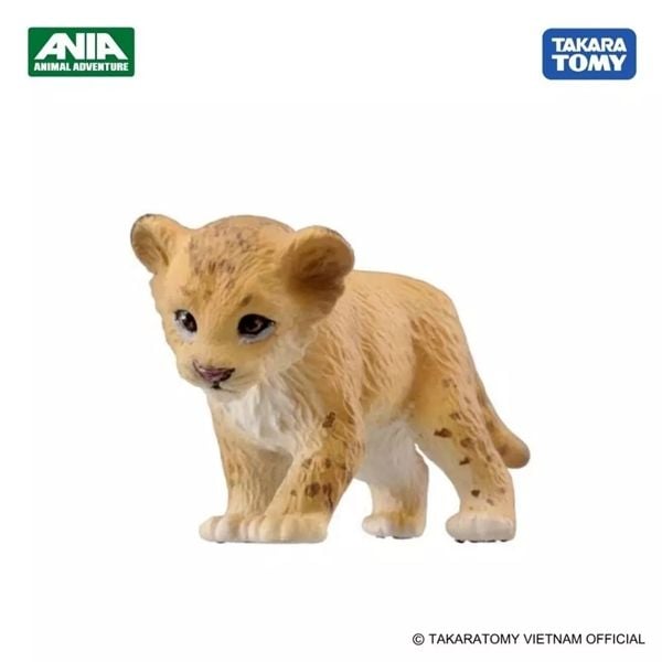  Mô hình động vật hoang dã cặp sư tử mẹ - con Lioness (With kid) ANIA AS-17 Takara Tomy 832010 