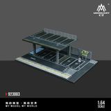  Hộp trưng bày mica mô phỏng bãi đỗ xe có tầng Steel Frame Structure Platform Serie kích thước 30x20x10cm tỉ lệ 1:64 MoreArt MO923003 
