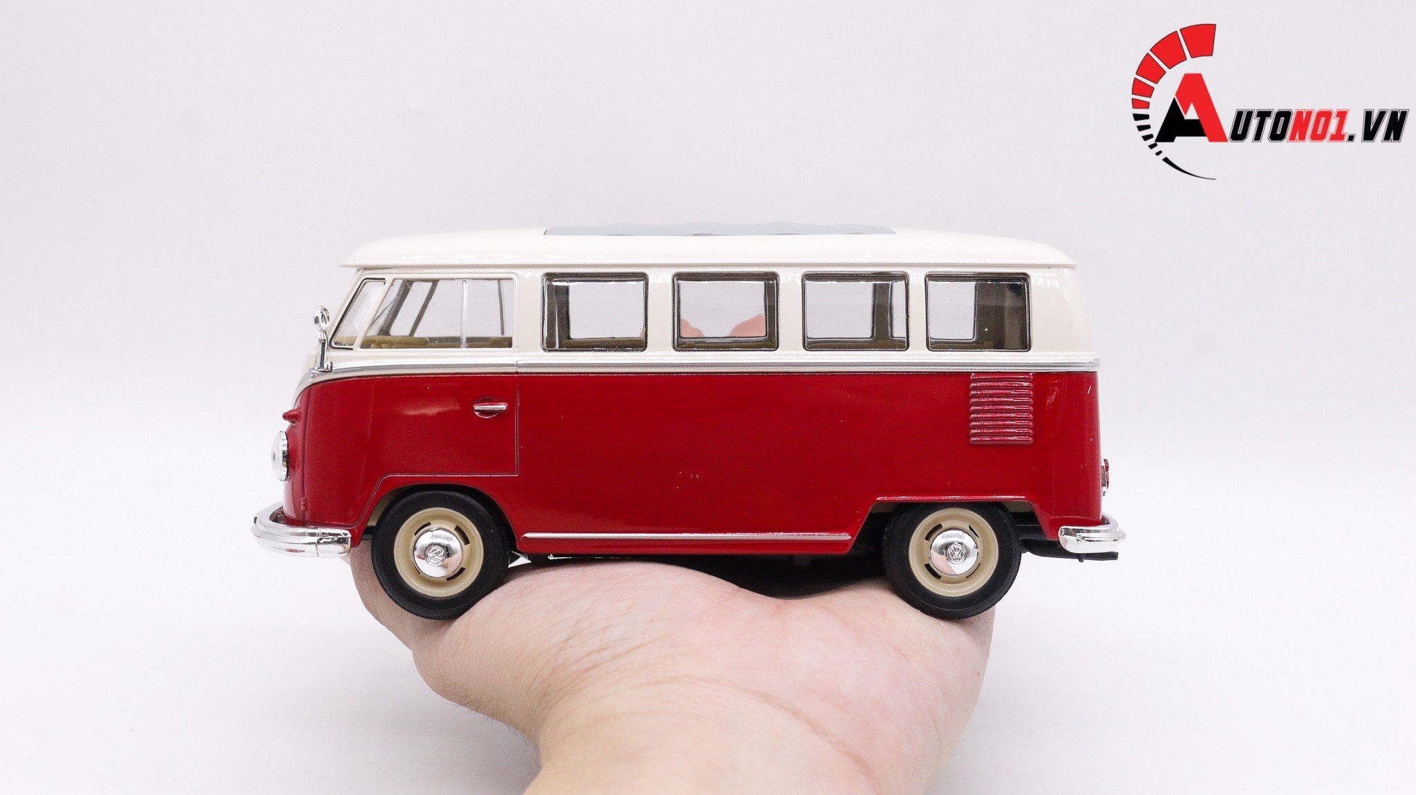  Mô hình xe Volkswagen T1 Bus 1963 1:24 Welly 7823 