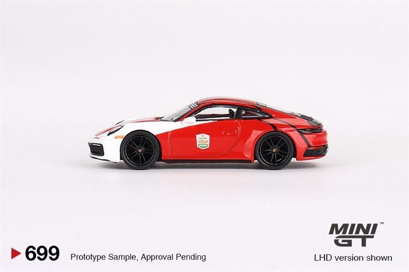  Mô hình xe ô tô Porsche 911 (992) Carrera S Safety Car 2023 IMSA Daytona 24 Hrs tỉ lệ 1:64 MiniGT MGT00699-CH 