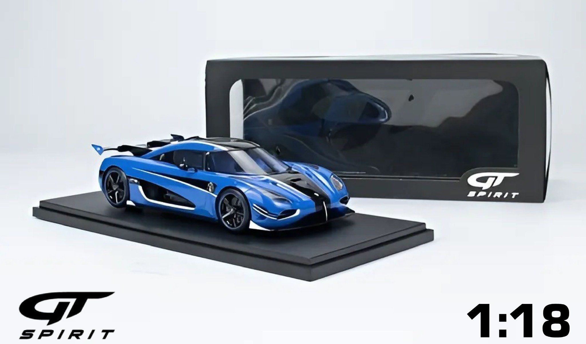  Mô hình xe Koenigsegg Agera RS Blue tỉ lệ 1:18 GT Spirit CLDC028 
