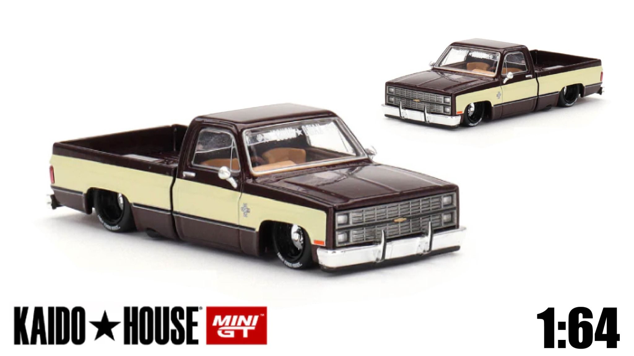  Mô hình xe Chevrolet silverado vintage Spec V1 tỉ lệ 1:64 Kaido House KHMG145 