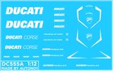  Decal nước hãng xe dán mọi nền màu mô tô tỉ lệ 1:12 Autono1 DC555a 