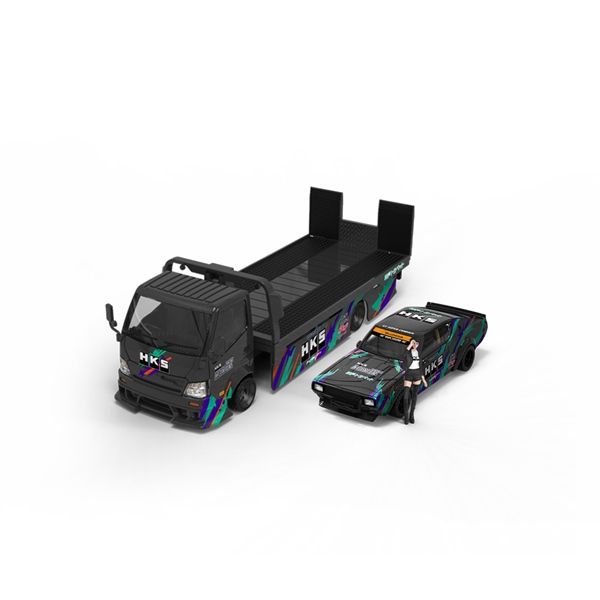 Mô hình xe Nissan KPGC110-HKS tỉ lệ 1:64 Time Micro TM645613 