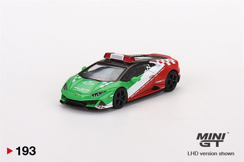  Mô hình xe Lamborghini Huracan EVO Bologna Airport 2020 tỉ lệ 1:64 MiniGT bản card MGT00193 