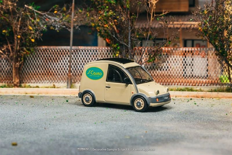  Mô hình xe Nissan S-Cargo Presentation, White Model Car + Trading Cards Combo Set tỉ lệ 1:64 Tarmac Works T64G-073-PRE 