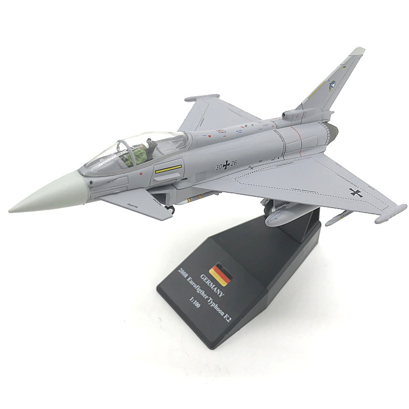  Mô hình máy bay chiến đấu Germany Typhoon 2008 EF2000 tỉ lệ 1:100 Ns models MBQS011 