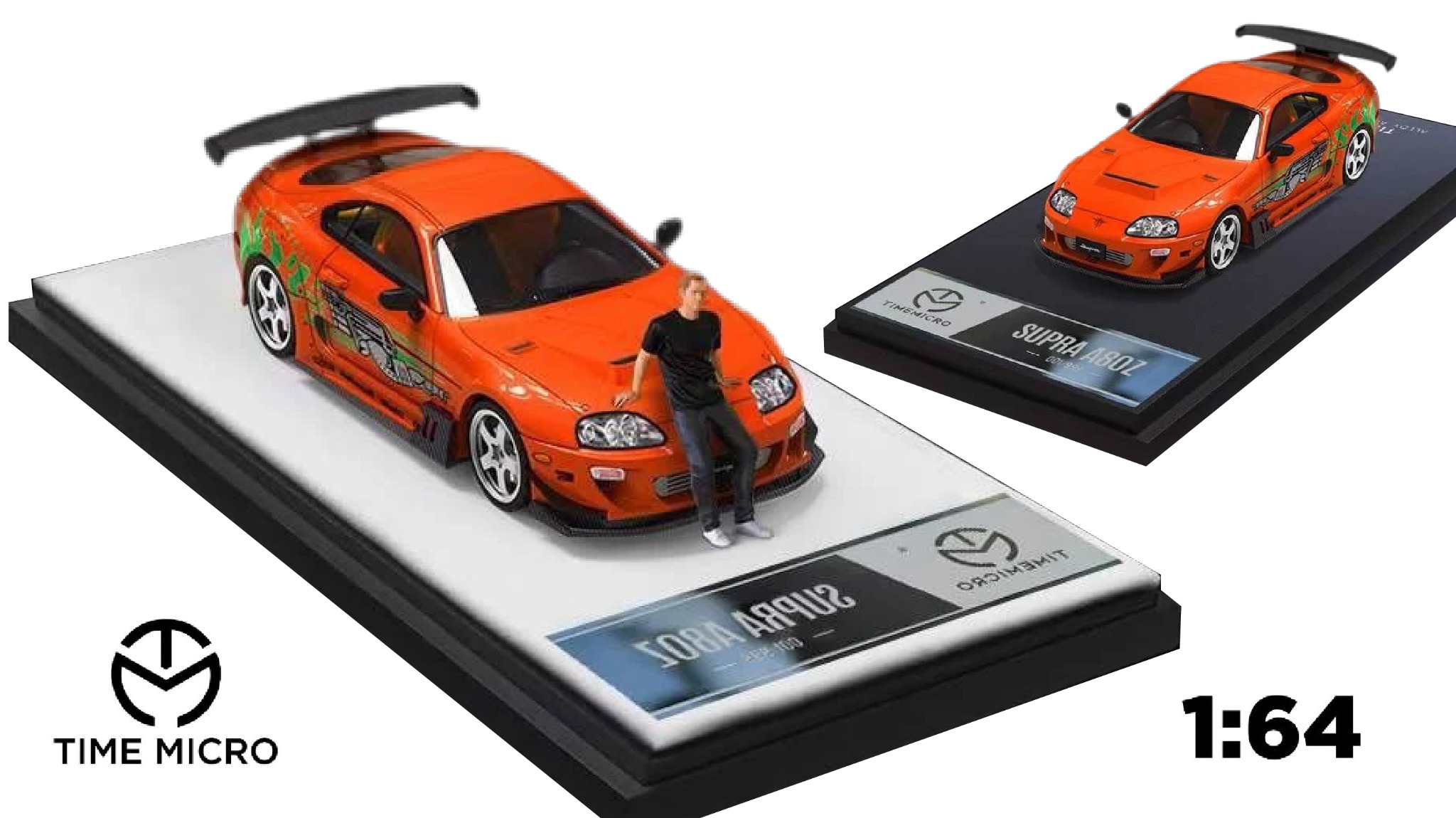  Mô hình xe Toyota Supra A80Z Paul Walker 1:64 Time Micro TM644403 