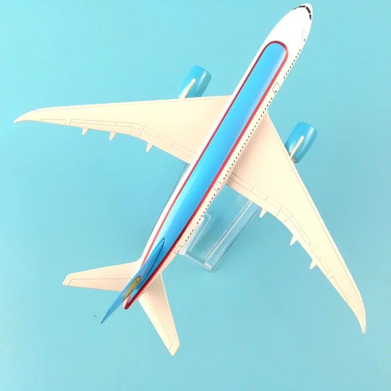Mô hình máy bay Uzbekistan Dreamliner Boeing B787-8 16cm MB16151