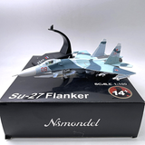  Mô hình máy bay chiến đấu Sukhoi Su-27 Flanker Russia 1987 tỉ lệ 1:100 Ns models MBQS007 