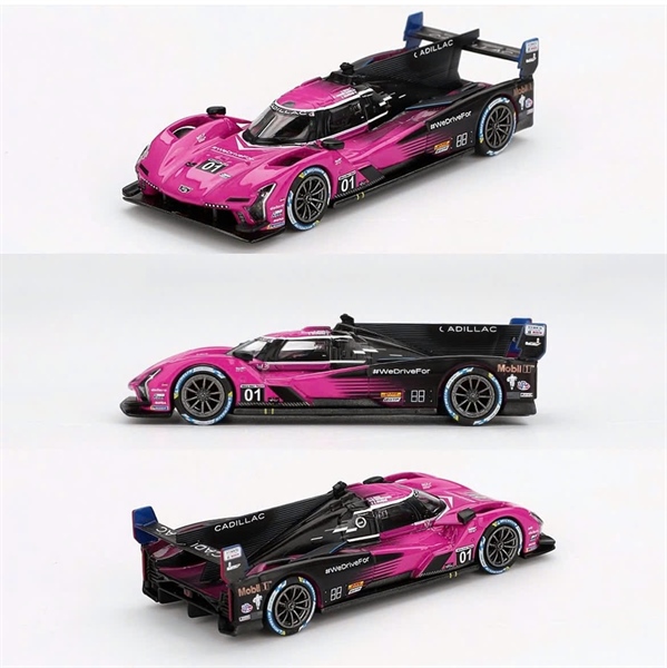  Mô hình xe Cadillac V-Series.R #01 Cadillac Racing 2024 IMSA Petit Le Mans Winner tỉ lệ 1:64 MiniGT MGT01010 