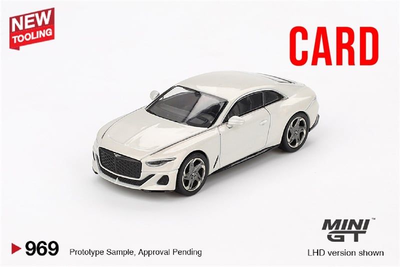  Mô hình xe Bentley Batur Bonneville Pearl bản card tỉ lệ 1:64 MiniGT MGT00969 