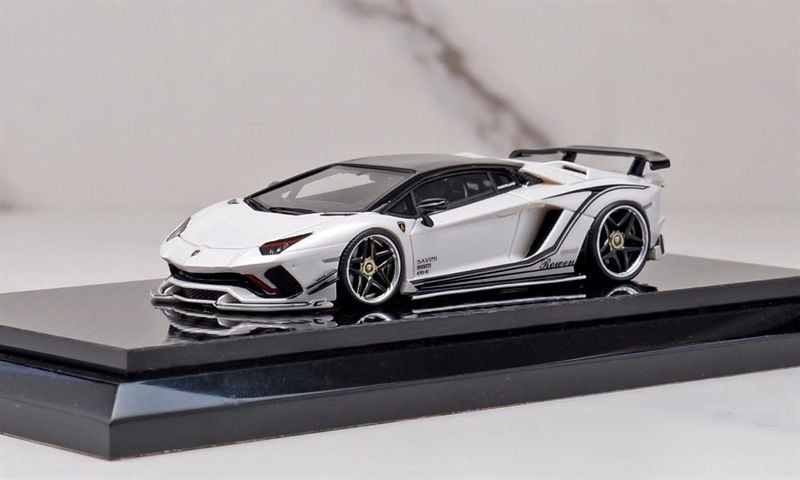  Mô hình xe Lamborghini Aventador S LP740-4 Rowen resin limited to 299pcs tỉ lệ 1:64 YM Model OT64440 