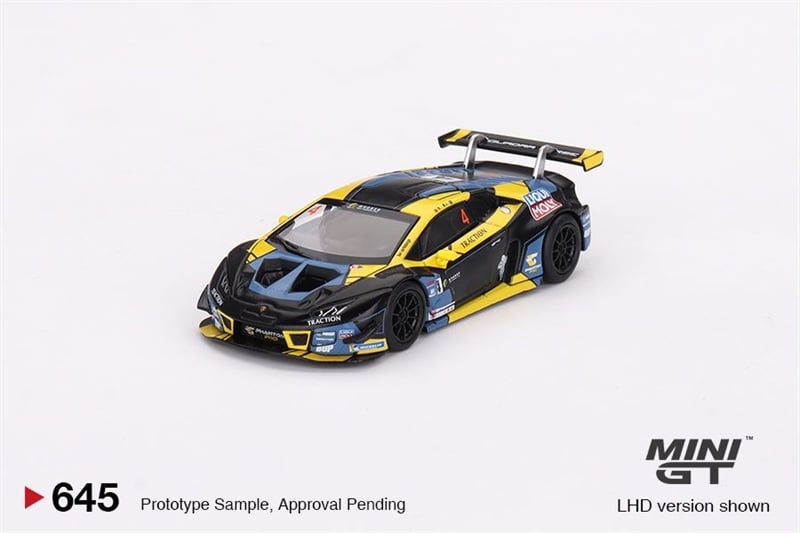  Mô hình xe ô tô Lamborghini Huracán GT3 EVO #4 2022 Macau GP Macau GT Cup 3rd Place tỉ lệ 1:64 MiniGT MGT00645-CH 