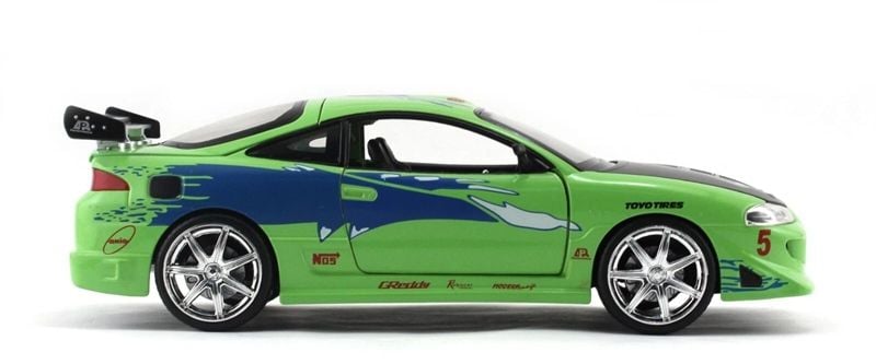  Mô hình xe Fast & Furious Brian's Mitsubishi Eclipse tỉ lệ 1:24 Jada Toys 97603 