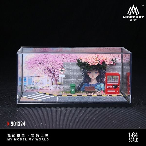  Hộp trưng bày mô phỏng cổ điển có hộp MICA tỉ lệ 1:64 MoreArt MO901324 