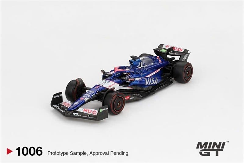  Mô hình xe RB VCARB 01 #3 Daniel Ricciardo 2024 F1 2024 Bahrain GP tỉ lệ 1:64 MiniGT MGT01006-L 