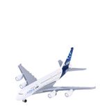  Mô hình máy bay kim loại Airbus A380-800 có bánh xe kích thước 11cm Majorette MB11002 