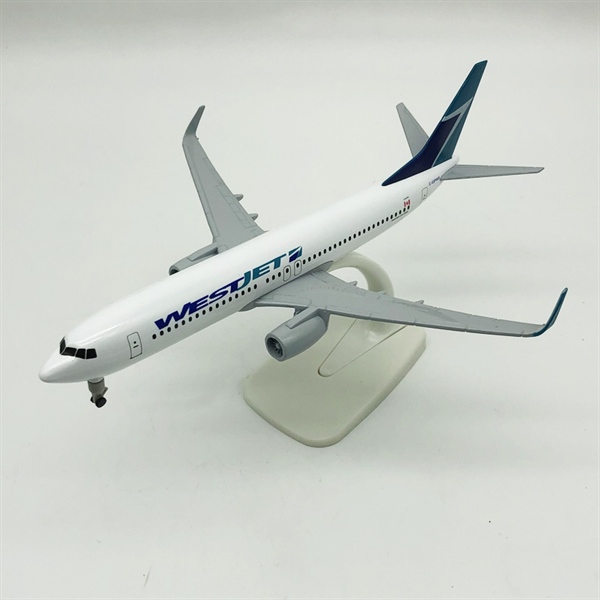  Mô hình máy bay WestJet Boeing B737 có bánh xe 20cm MB20067 