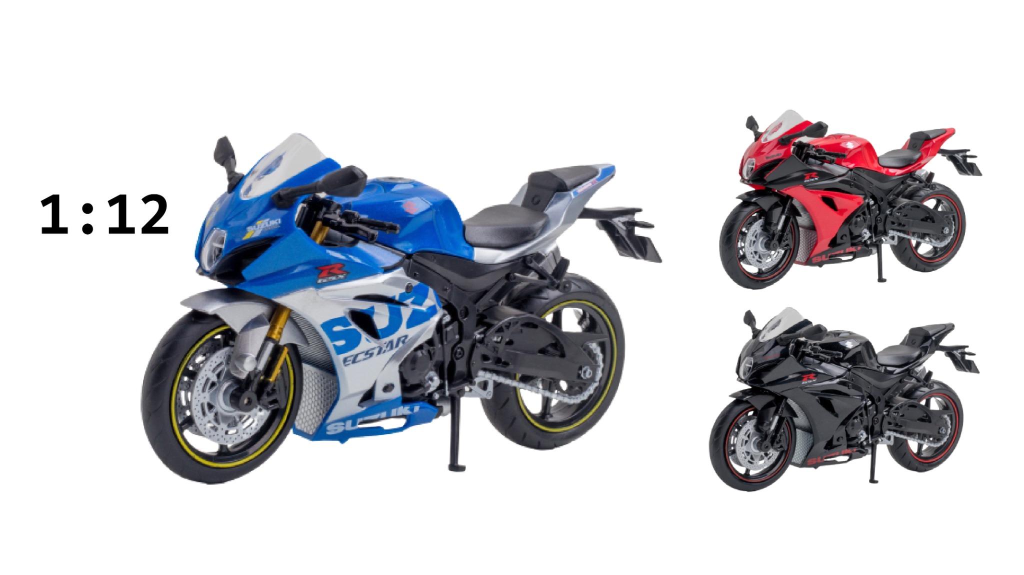  Mô hình xe Suzuki Gsx R1000 1:12 Alloy Model 8031 