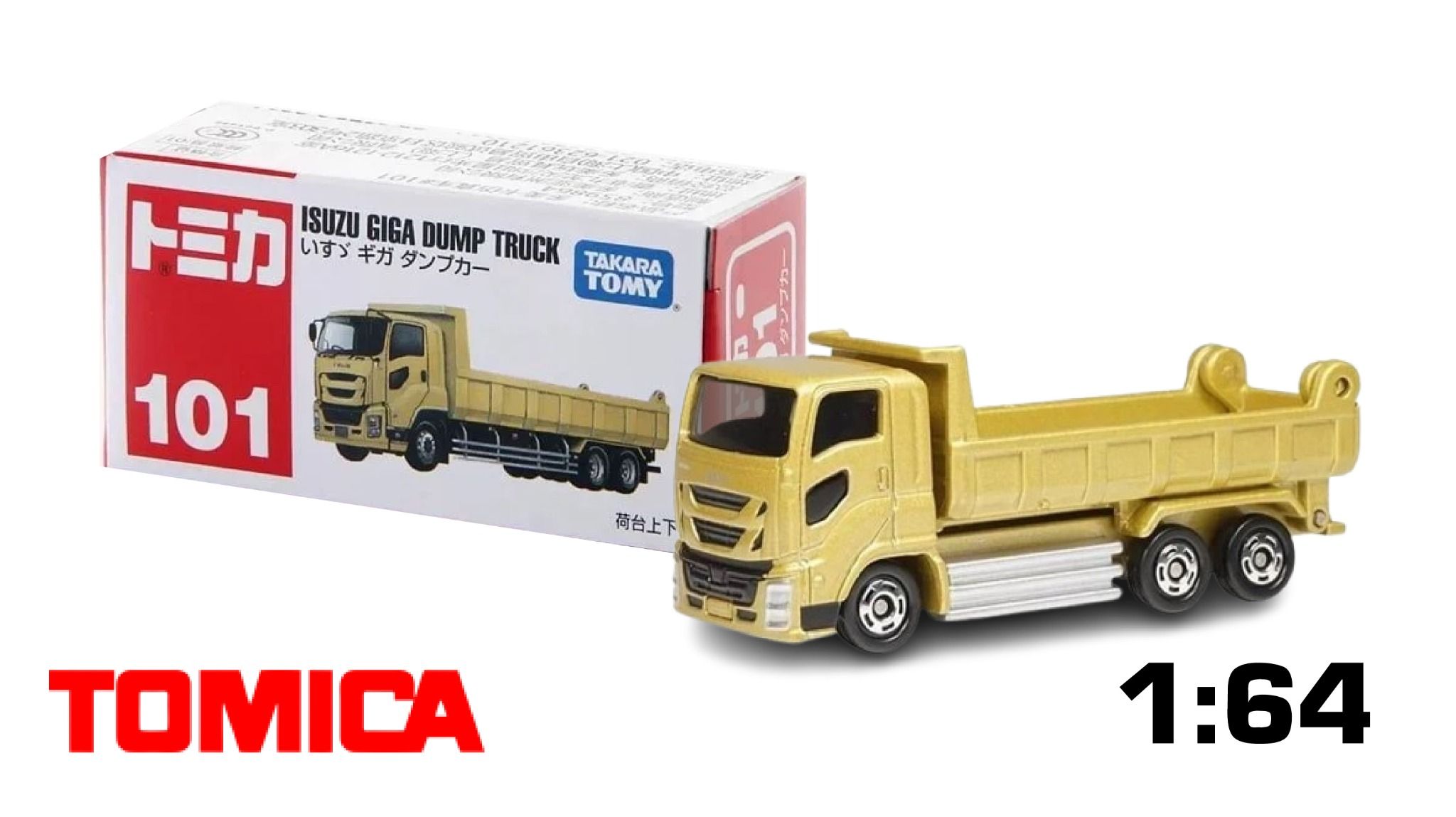 Mô hình xe Isuzu Giga Dump Truck No.101 tỉ lệ 1:64 Tomica 859864 